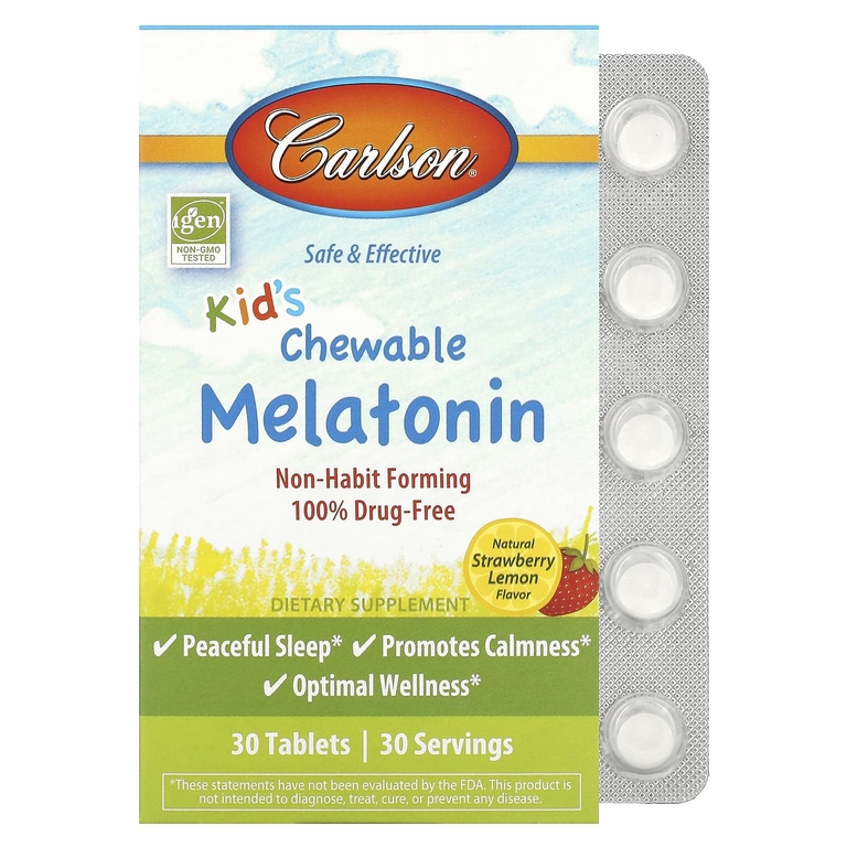 Carlson Labs Kids Melatonin 30 таблеток