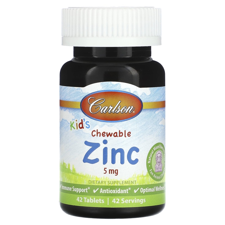 Carlson Labs Kids Zinc 5 mg 42 таблеток