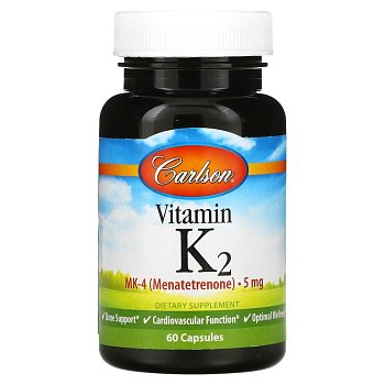Carlson Labs Vitamin K2 mk-4 (menatetrenone) 5 мг 60 капсул