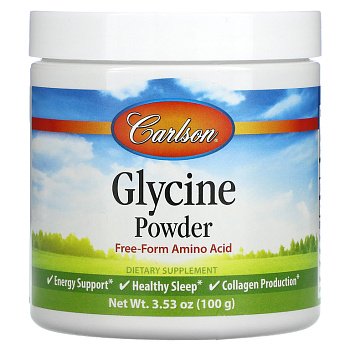 Carlson Labs Glycine Powder Free-From Amino Acid 100 гр